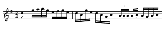 The Silk Handkerchief - staff notation