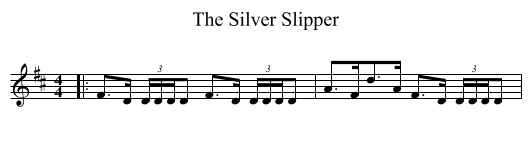 The Silver Slipper - staff notation