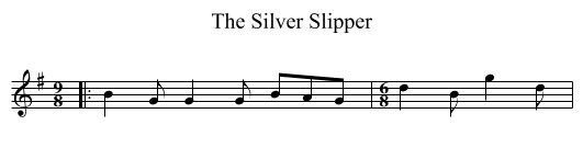 The Silver Slipper - staff notation