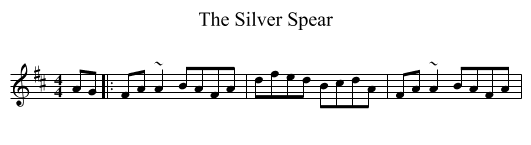 The Silver Spear - staff notation