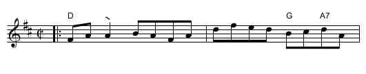 The Silver Spear - staff notation