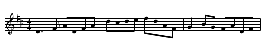 The Silver Spire - staff notation