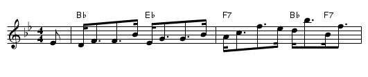 The Silver Tassie - 32S x 8 - staff notation