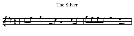 The Silver - staff notation