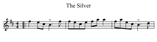 The Silver - staff notation