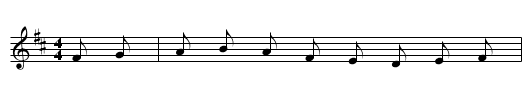 The Simple Ploughboy - staff notation