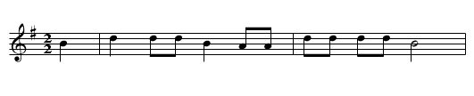 The Single Girl - staff notation
