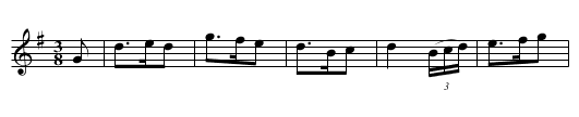 the Singling of a Troop by Mr. Weidemann - staff notation