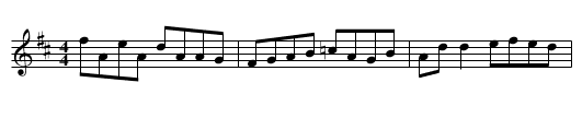 The Sister's Reel - staff notation