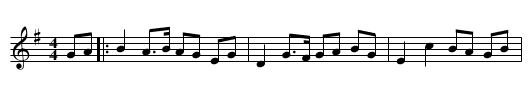 The Sliabh Aughty March - staff notation