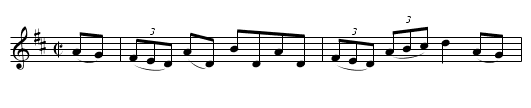 The Sligo Chorus   (reel)     1273 - staff notation