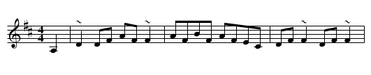 The Sligo Dandy's Glass of Beer - staff notation