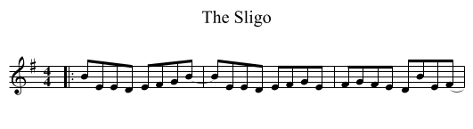 The Sligo - staff notation