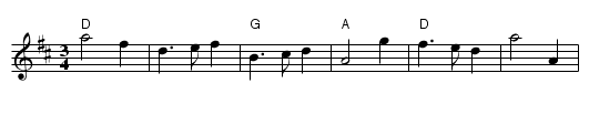 The Sluggard Tapper - staff notation