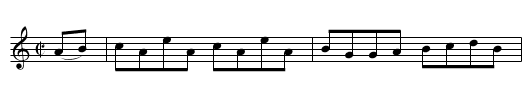 The Smoky House - staff notation