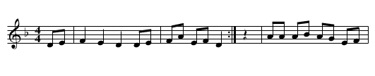 The Snake Charmer Song - staff notation
