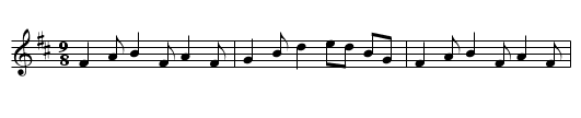 the Snowy Path - staff notation