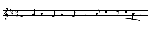 The Snowy Path - staff notation