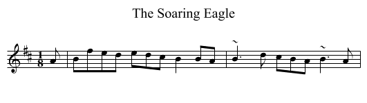 The Soaring Eagle - staff notation