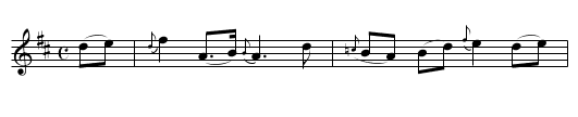 the SOLDIER'S RETURN - staff notation