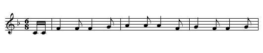 The Son of a Gambolier - staff notation