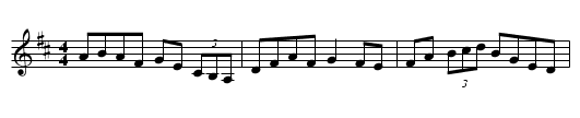 The Soporific - staff notation