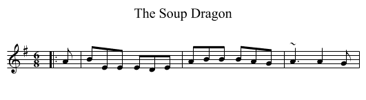 The Soup Dragon - staff notation
