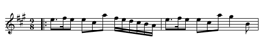 the SOUTERS OF SELKIRK - staff notation