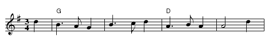 The South Wind - staff notation