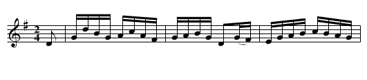 THE SOUTHERN SHORE - staff notation