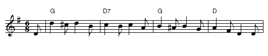 The Spaceman - staff notation