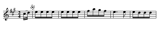 the SPIDER AND THE FLY - staff notation
