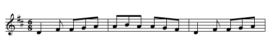 The Spinner's Lilt  (jig)     1058 - staff notation