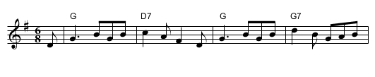 The Splendid Shilling - staff notation