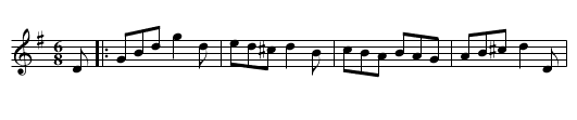 The Sporting Bachelor - staff notation