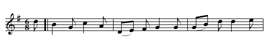 The Spotted Cow (?) - staff notation