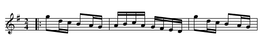 the Spring - staff notation