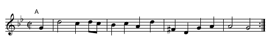 THE SPRING - staff notation