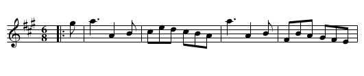 The Squirrel - staff notation