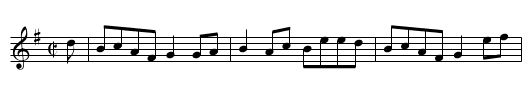 The Star Of Kilkenny (reel)   1349 - staff notation