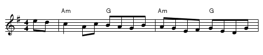 The Star of Munster - staff notation