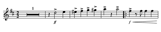 The Stars and Stripes Forever - staff notation
