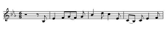 The Stately Southerner - staff notation