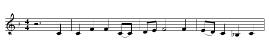 The Stately Southerner - staff notation