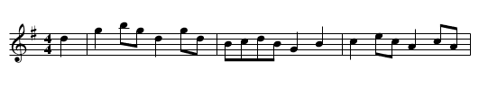 The Steam Boat - staff notation
