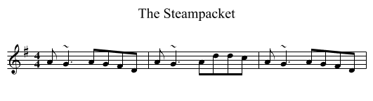 The Steampacket - staff notation