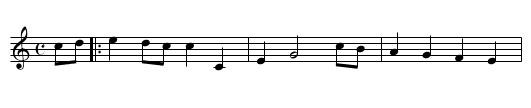 The Stewards Song - staff notation