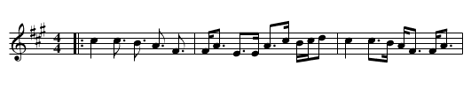 The Stilly Night - staff notation