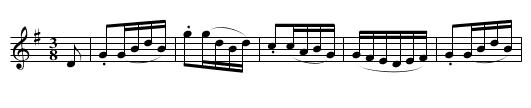 The Strasburgh Waltz - staff notation