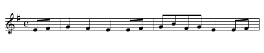 The Streets of Cairo - staff notation